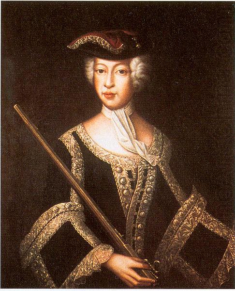 unknow artist Portrait of Maria Antonia of Furstenberg (1760-1797), daughter of Josef Friedrich of Hohenzollern-Hechingen